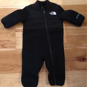 North face fleece baby mittens and booties